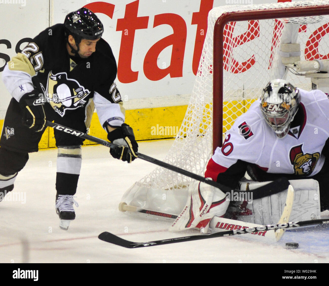 Ottawa senators goalie brian elliott hires stock photography and