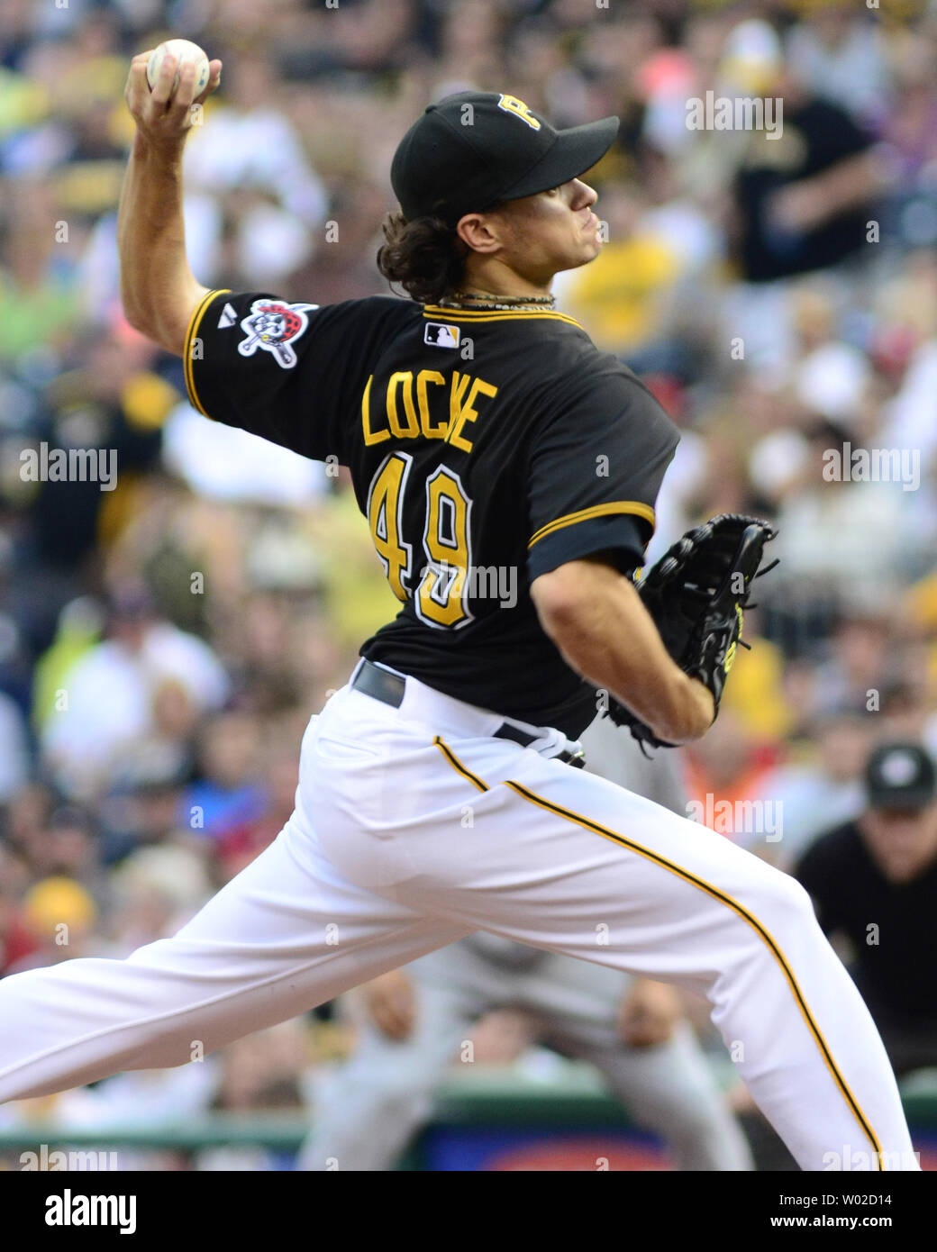 Pittsburgh Pirates Starting Pitcher Jeff Locke 49 Starts - 