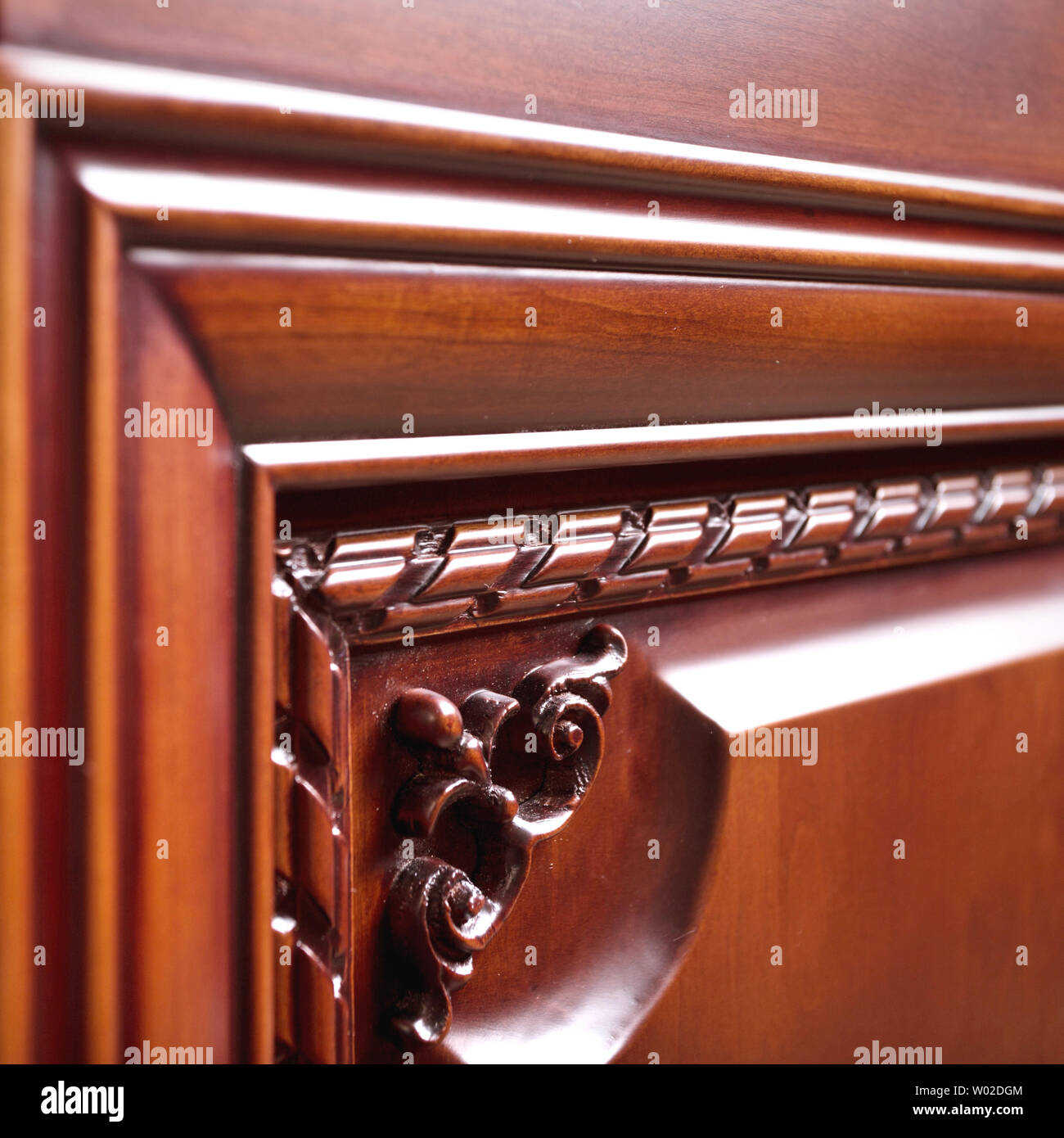 Beautified crafted wood Stock Photo Alamy