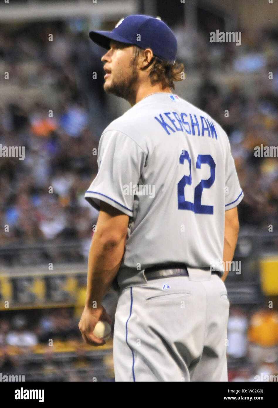 Pittsburgh Pirates' Andrew McCutchen looks out from the dugout before a  baseball game against the Milwaukee Brewers Sunday, Aug. 6, 2023, in  Milwaukee. (AP Photo/Aaron Gash Stock Photo - Alamy