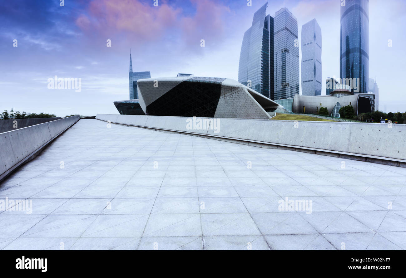 sky,footpath and office buildings Stock Photo - Alamy
