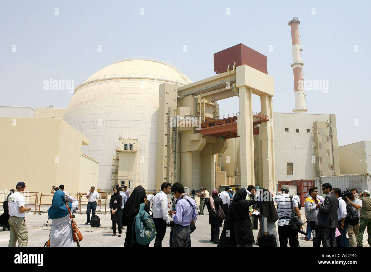 Iran's first nuclear power plant was opened by Iranian and Russian
