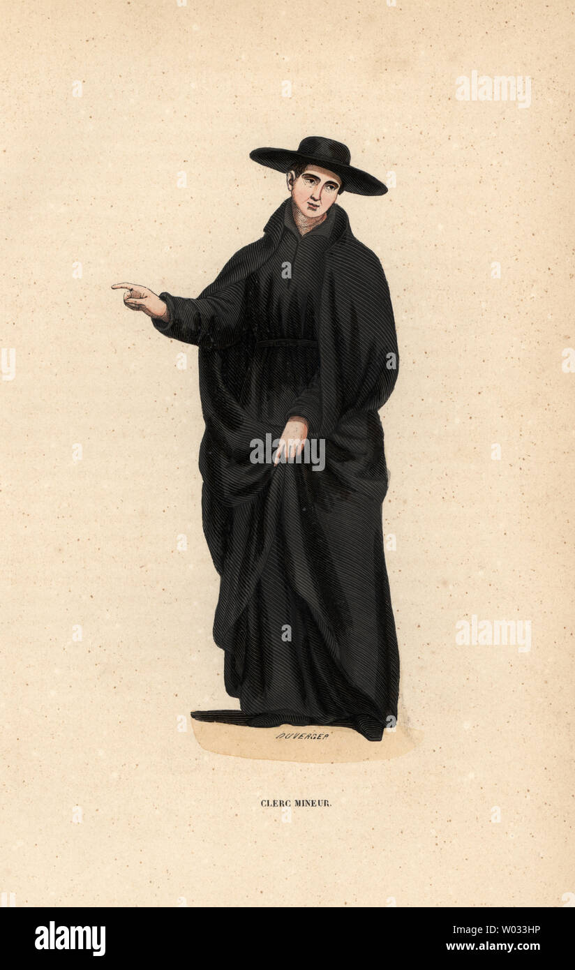 Priest of the Clerics Regular Minor, or the Adorno Fathers, Clerc