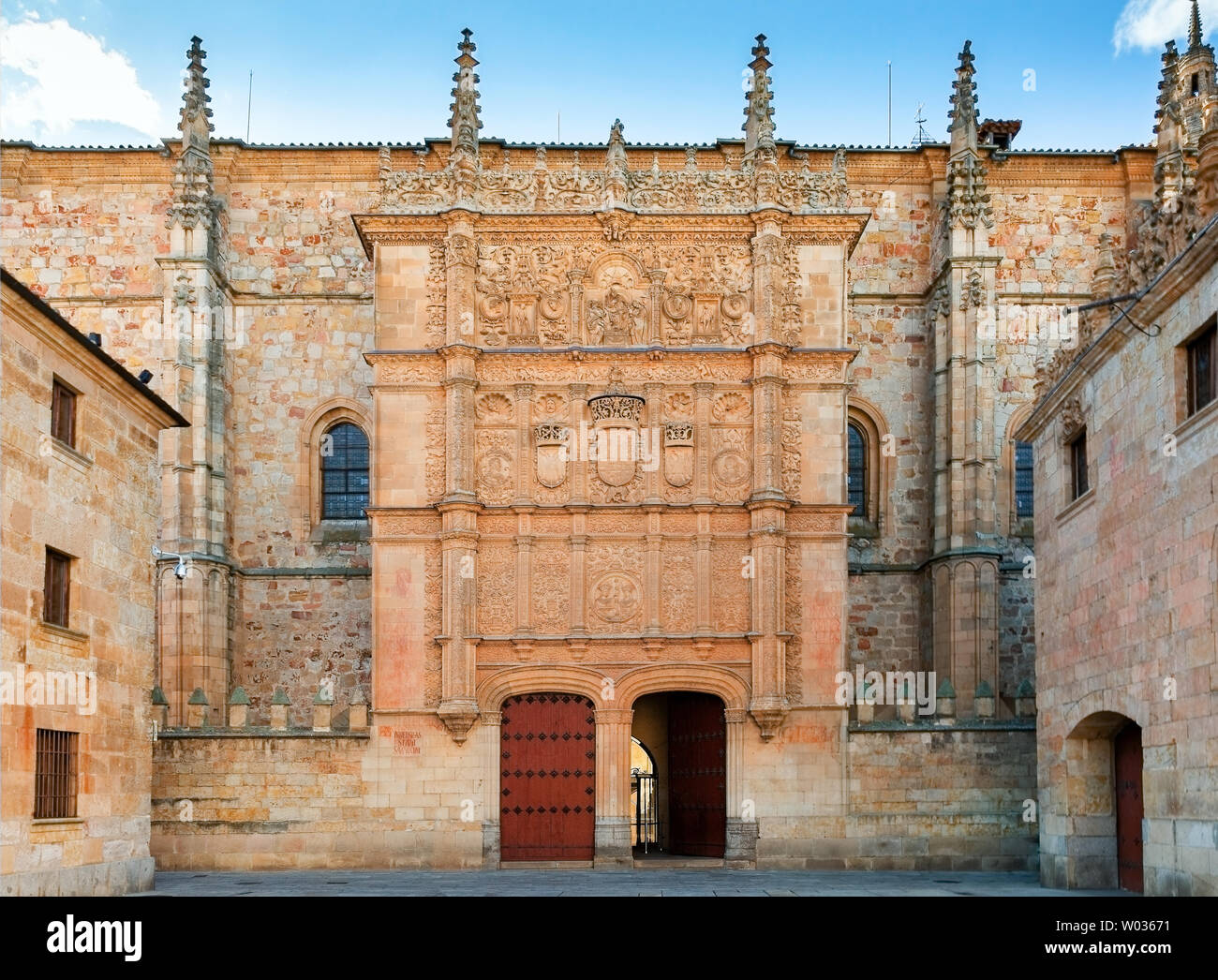 Towers of the oldest university in Salamanca, Spain Stock Photo Alamy