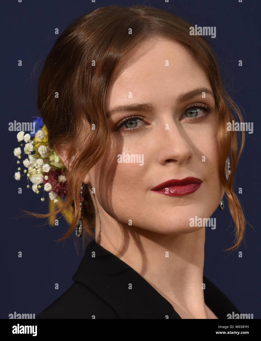 Actress Evan Rachel Wood attends the 70th annual Primetime Emmy Award ...