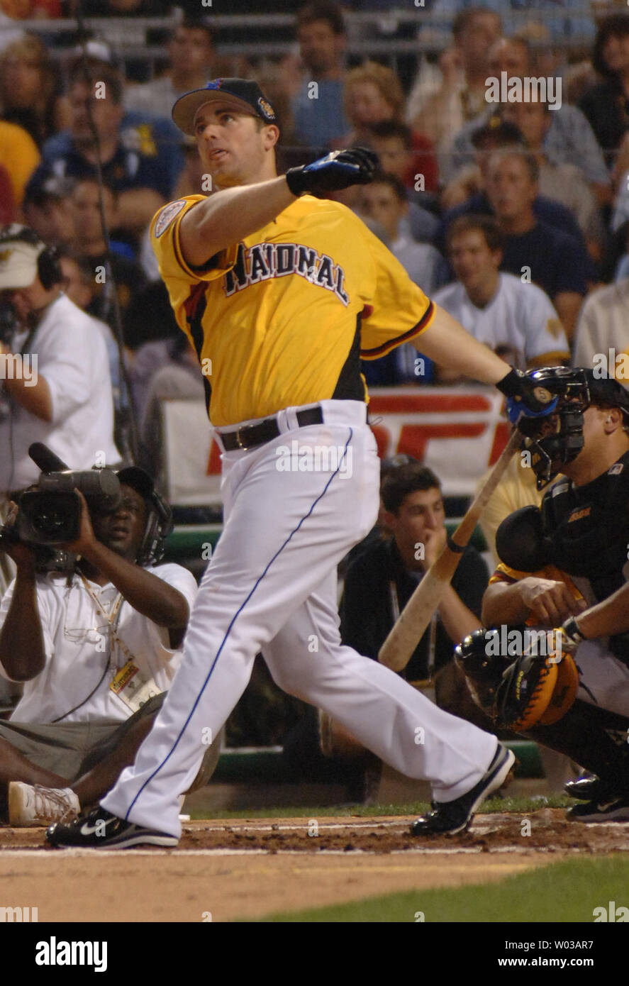 David Wright of the NYMets in a 2006 MLB All-Star Home Run Derby from  Pittsburgh, PA