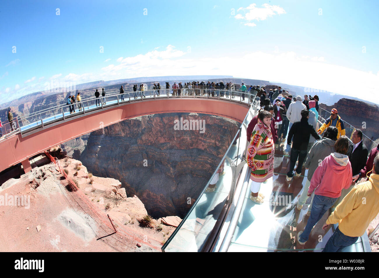 Skywalk Grand Canyon Glass Stock Photos Skywalk Grand Canyon