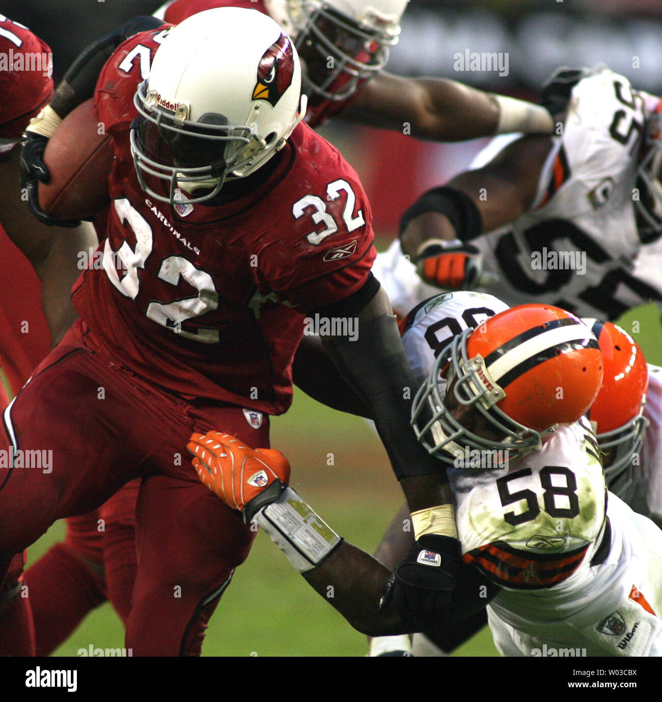 Vintage Authentic Arizona Cardinals #32 Edgerrin James NFL