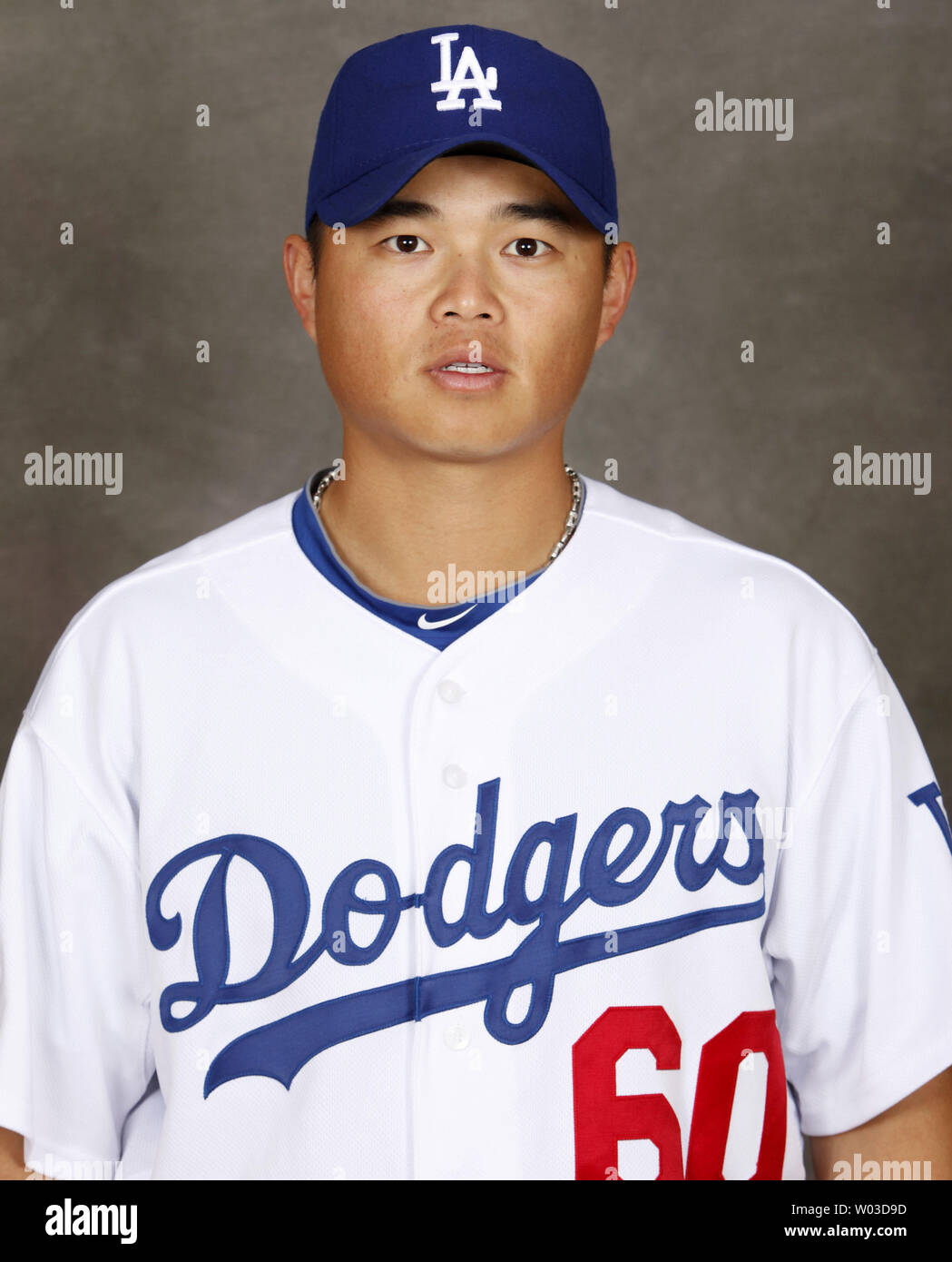 Los Angeles Dodgers infielder Chin-Lung Hu at photo day in Glendale, AZ February 27,2010. UPI/Art Foxall Stock Photo
