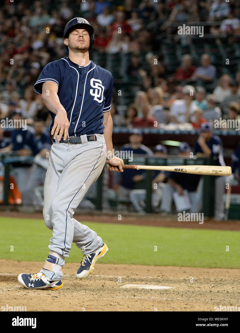 San Diego Padres right fielder Wil Myers (5) in the ninth inning