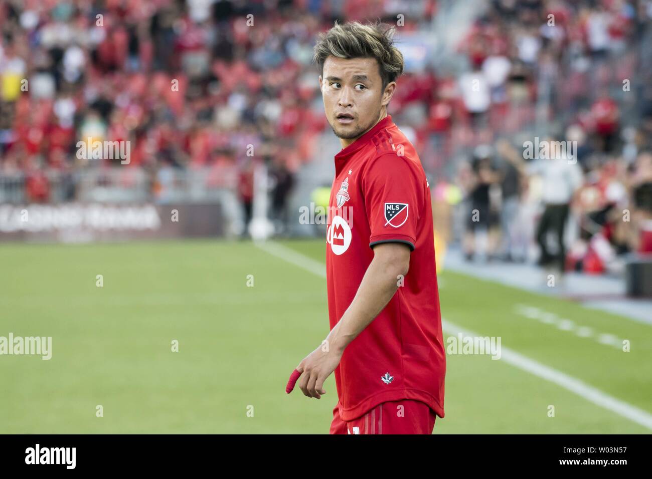 Toronto, Ontario, Canada. 26th June, 2019. TSUBASA ENDOH (31) in action