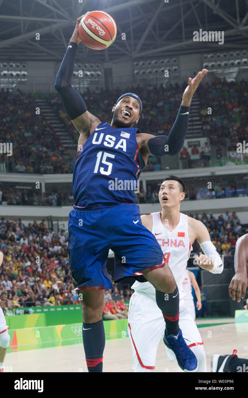 Olympics 2012 Basketball: Carmelo Anthony Low Blow Hit Fuels USA Rout Over  Argentina