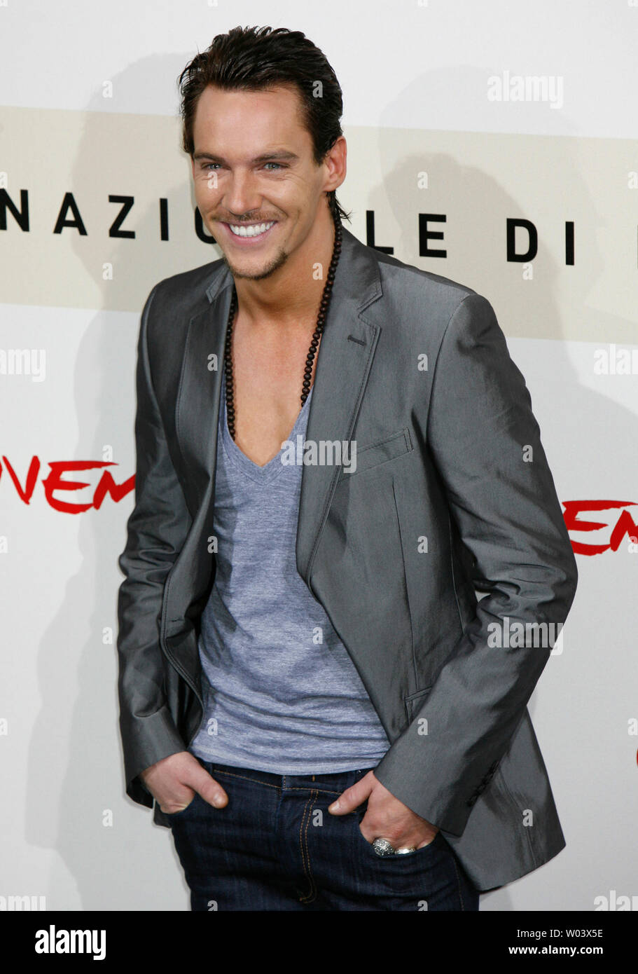 Actor Jonathan Rhys Meyers arrives at the Rome Film Festival in Rome on