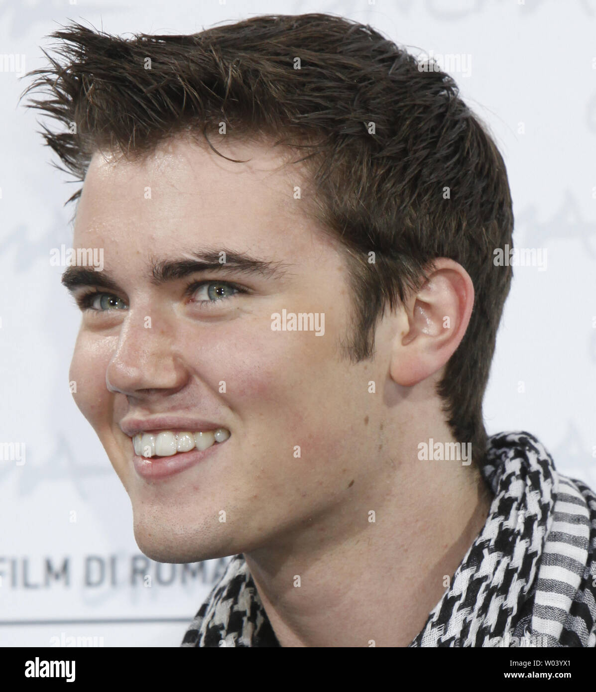 Cameron Bright arrives at a photocall for the film 'The Twilight Saga: New Moon' during the 4th Rome International Film Festival in Rome on October 22, 2009.   UPI Photo/David Silpa Stock Photo