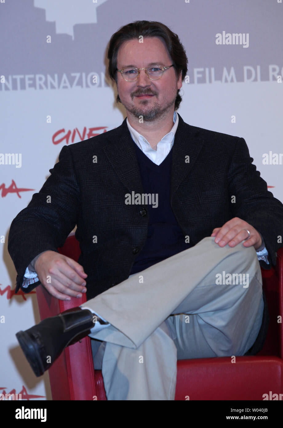 Matt Reeves arrives at a photocall for the film 