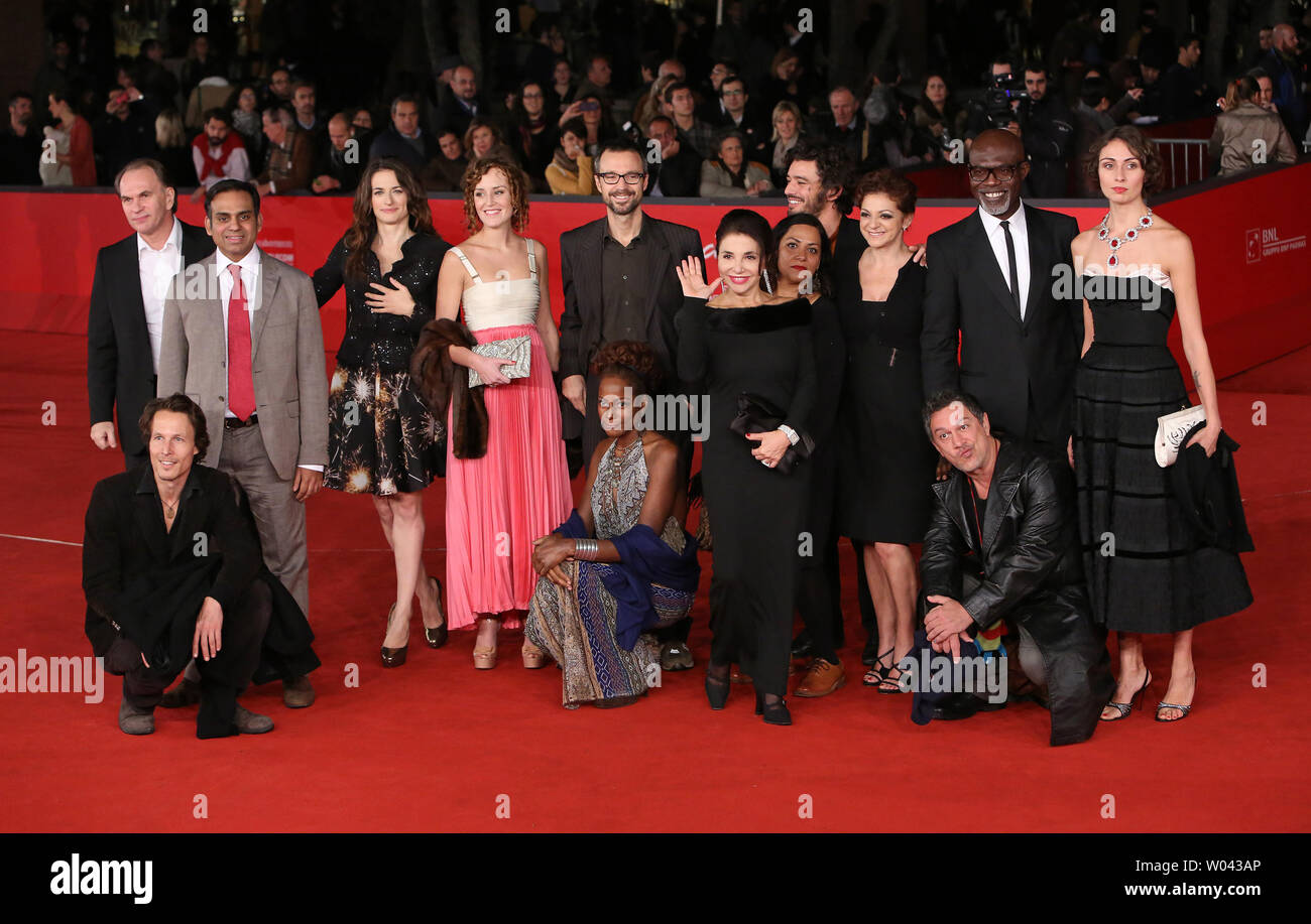 The cast of the film "Italian Movies", including director Matteo