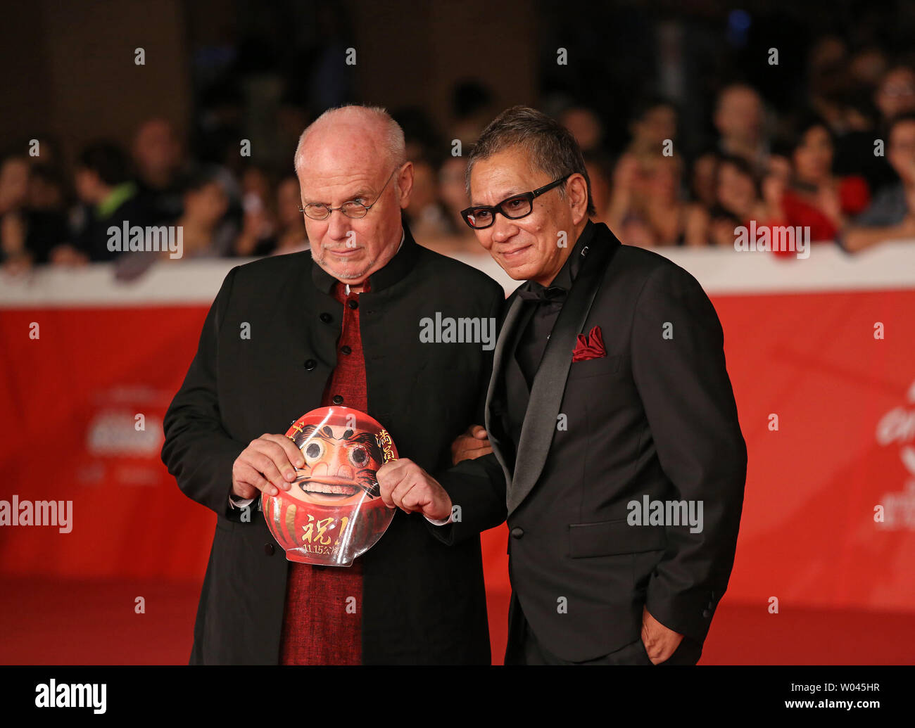 The 9th Rome Film Festival - 'Kamisama No Iutoori' ('As The Gods Will') -  Gala screening Featuring: Hirona Yamazaki,Sota Fukushi,Takashi Miike Where:  Rome, Italy When: 18 Oct 2014 Stock Photo - Alamy