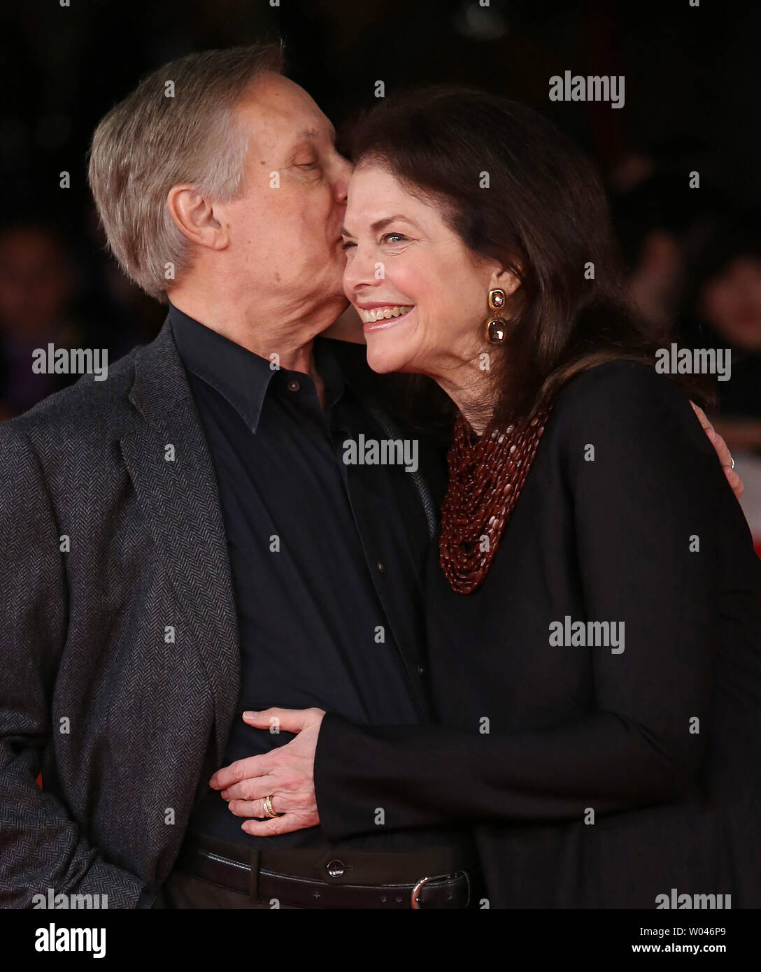 William Friedkin (L) and Sherry Lansing arrive on the red carpet during the 10th annual Rome International Film Festival in Rome on October 19, 2015.   Photo by David Silpa/UPI Stock Photo