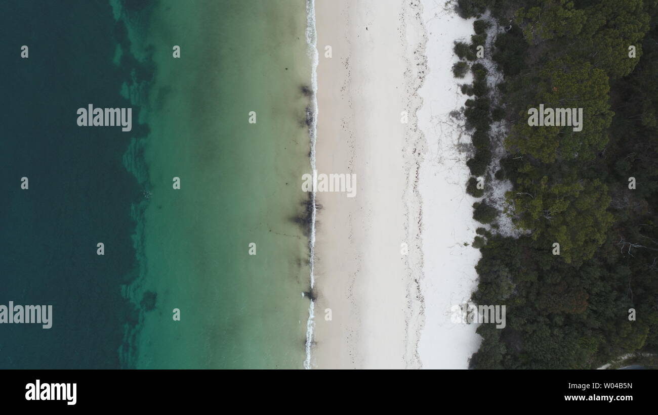 Beach in Jervis Bay, NSW, Australia Stock Photo