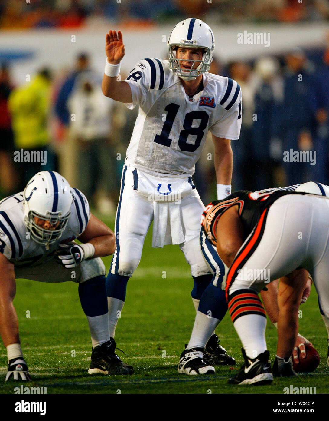 Peyton Manning Signed Super Bowl XLI Indianapolis Colts Game