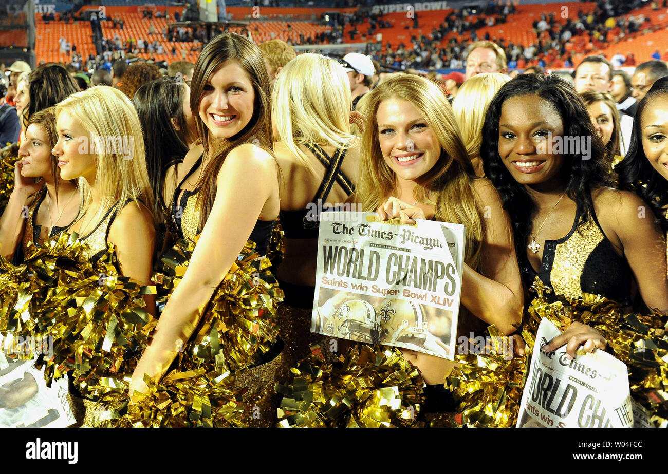 New Orleans Saints Cheerleaders High Resolution Stock Photography And Images Alamy