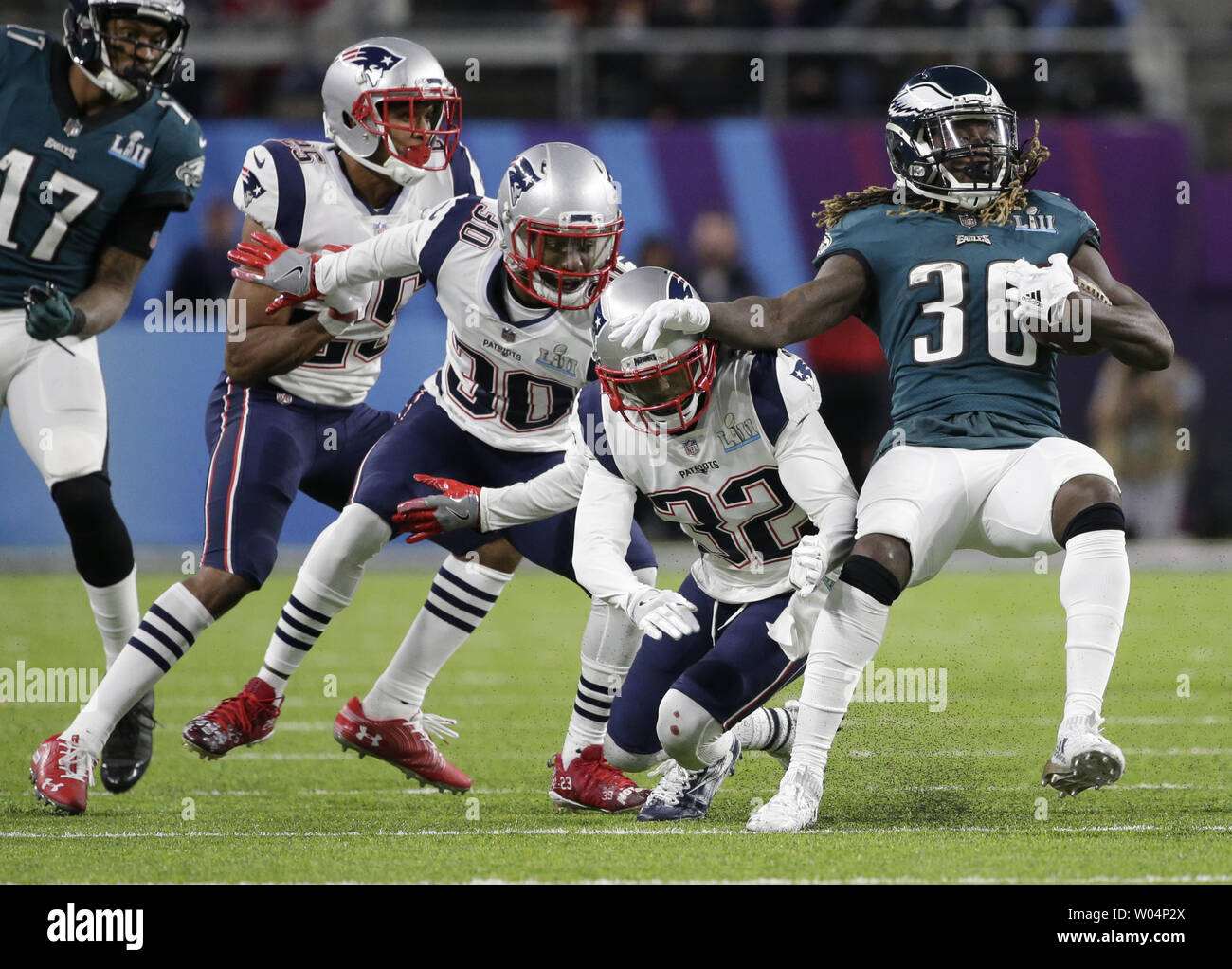 February 04, 2018 Philadelphia Eagles running back Jay Ajayi (36