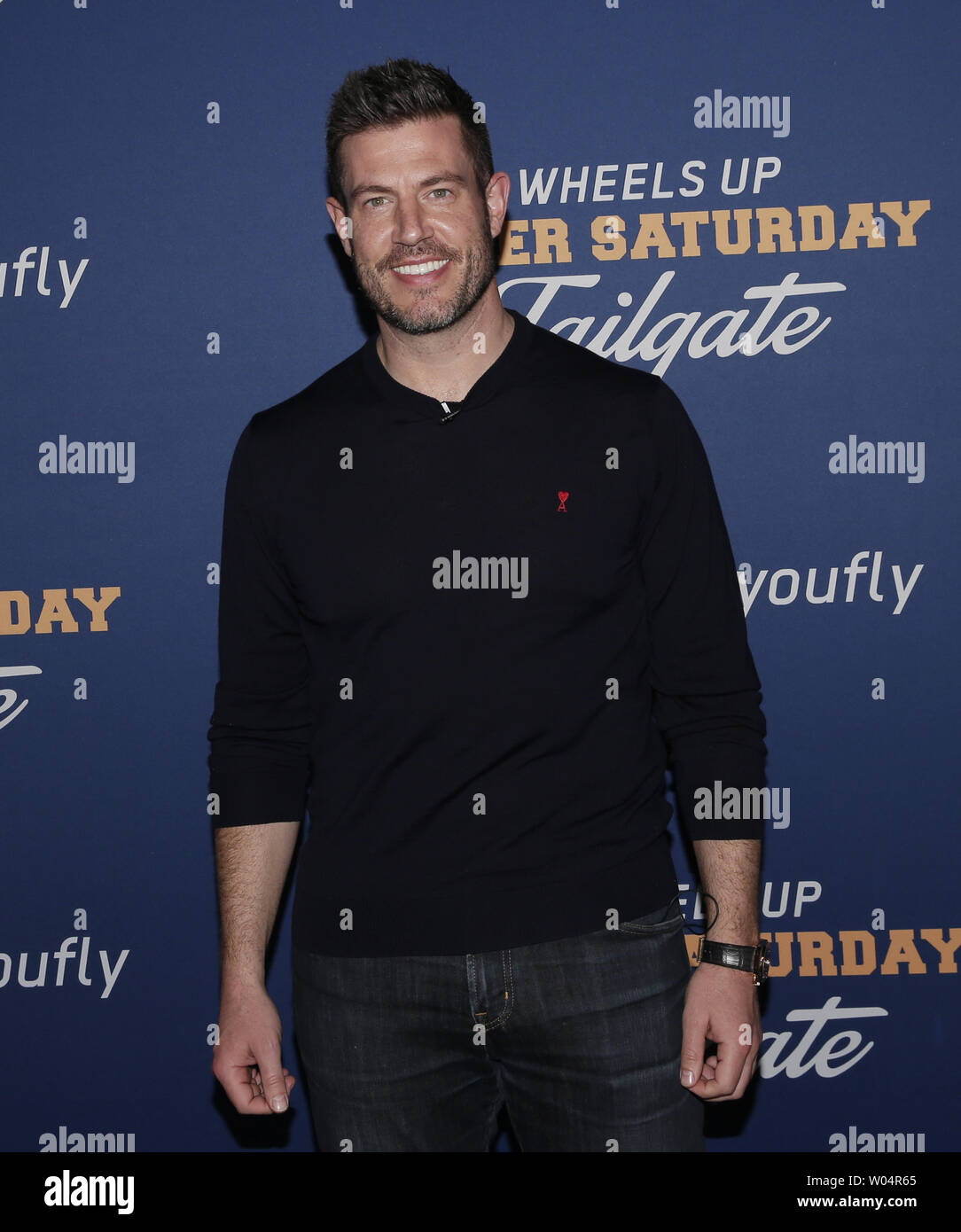 Jesse Palmer at the Wheels Up Super Saturday Tailgate on February 2, 2019 in Atlanta.     Photo by John Angelillo/UPI Stock Photo