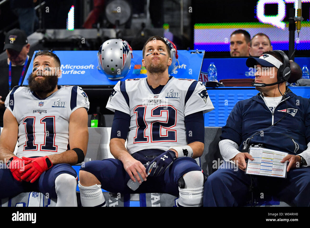 From Left New England Patriots Wide Receiver Julian Edelman 11