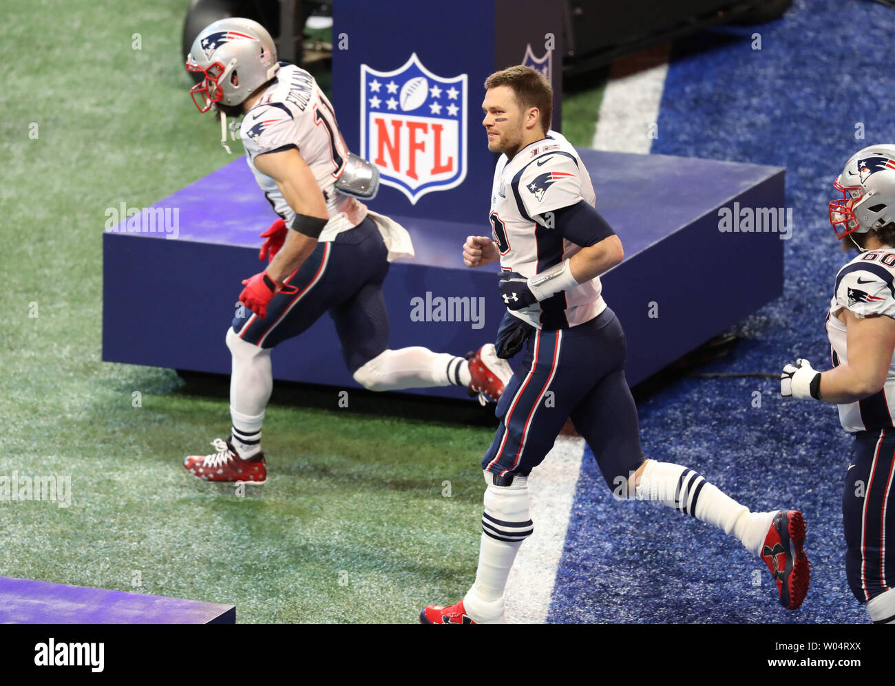 New England Patriots defensive back J.C. Jackson (27) during Super Bowl  LIII between the Los Angeles Rams and the New England Patriots on Sunday  February 3, 2019 at Mercedes-Benz Stadium in Atlanta