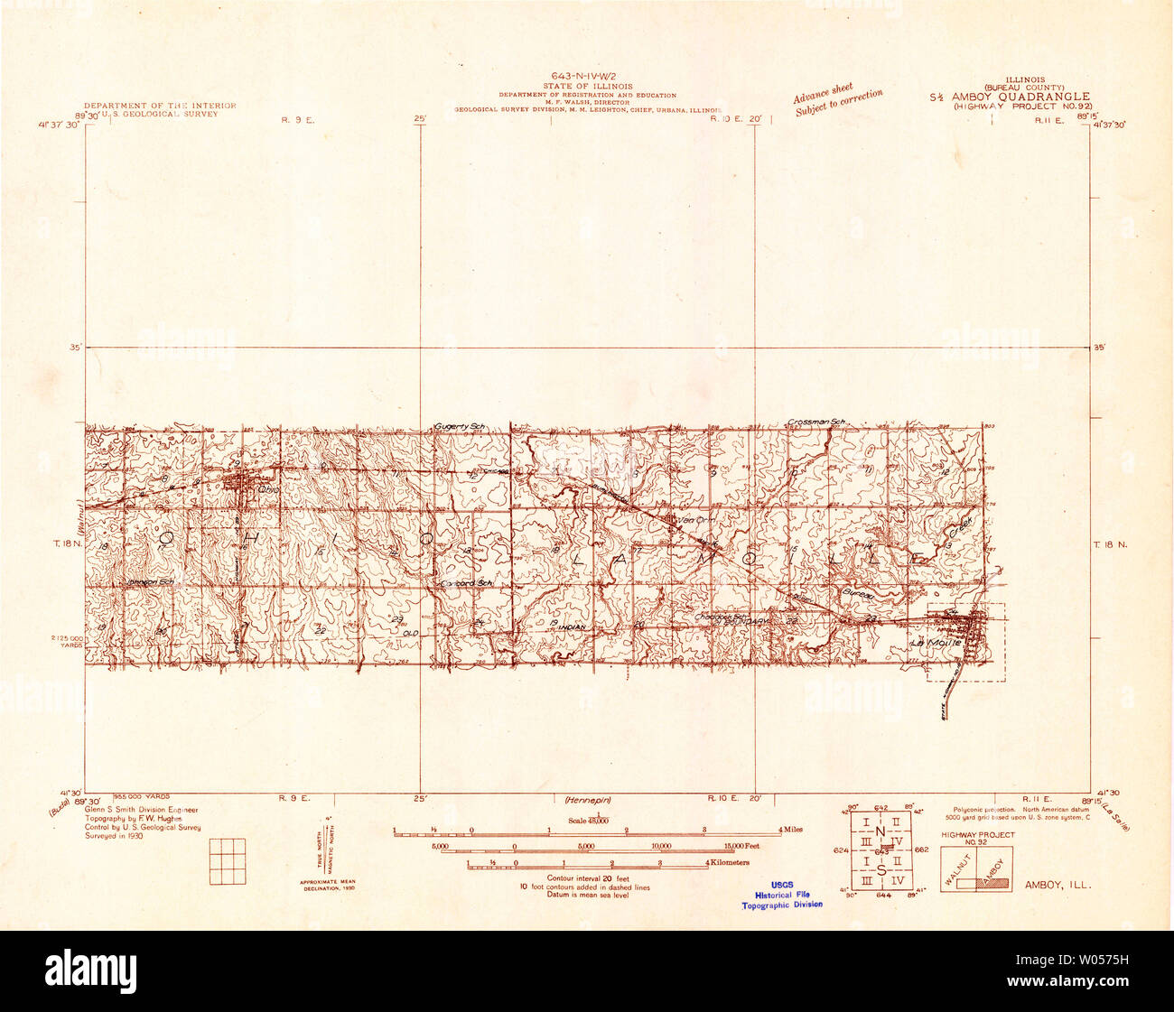 Amboy map hires stock photography and images Alamy
