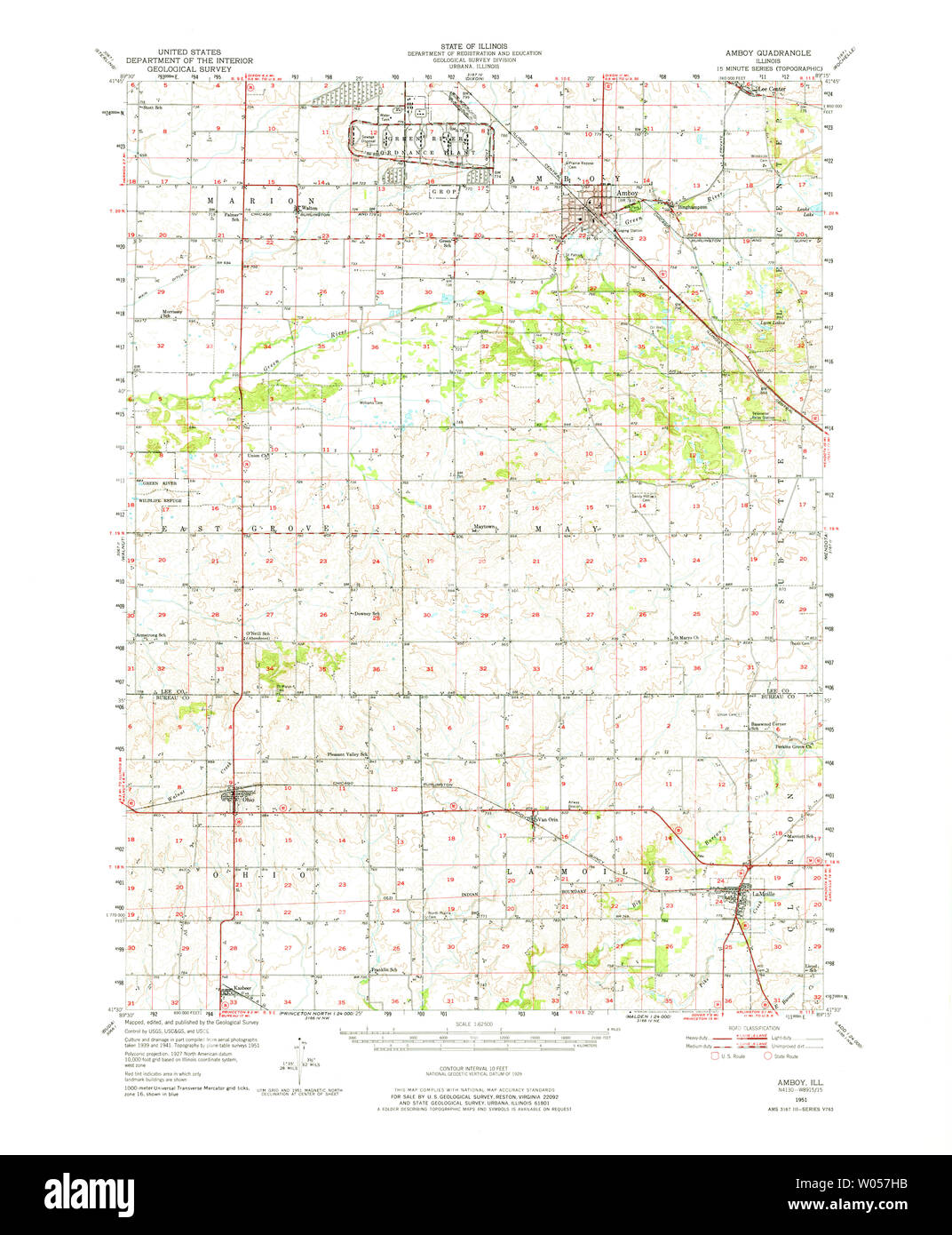 Amboy map hires stock photography and images Alamy