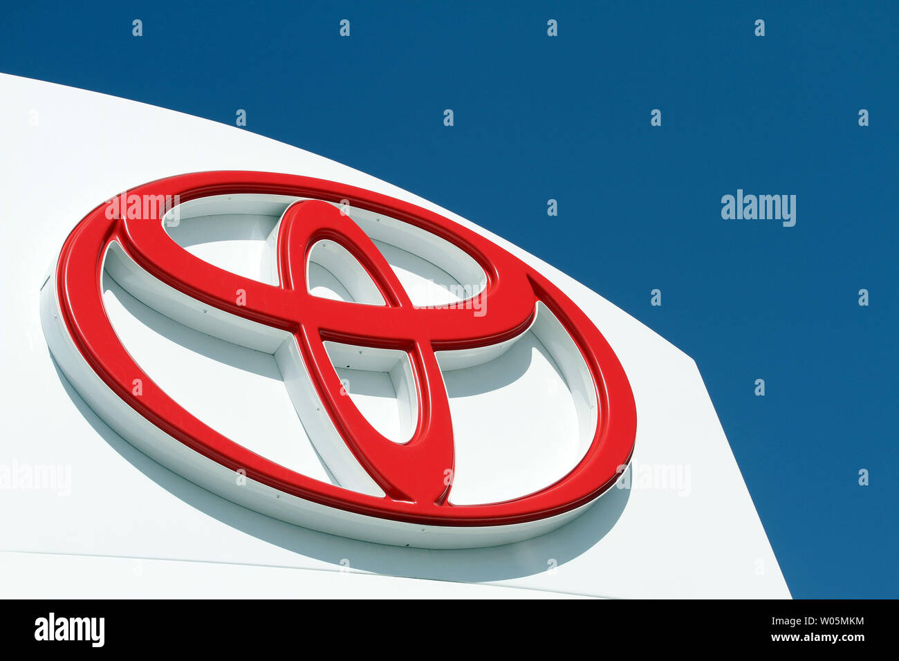 A Toyota logo is seen at a Toyota dealership in Sunnyvale, California on April 9, 2010. UPI