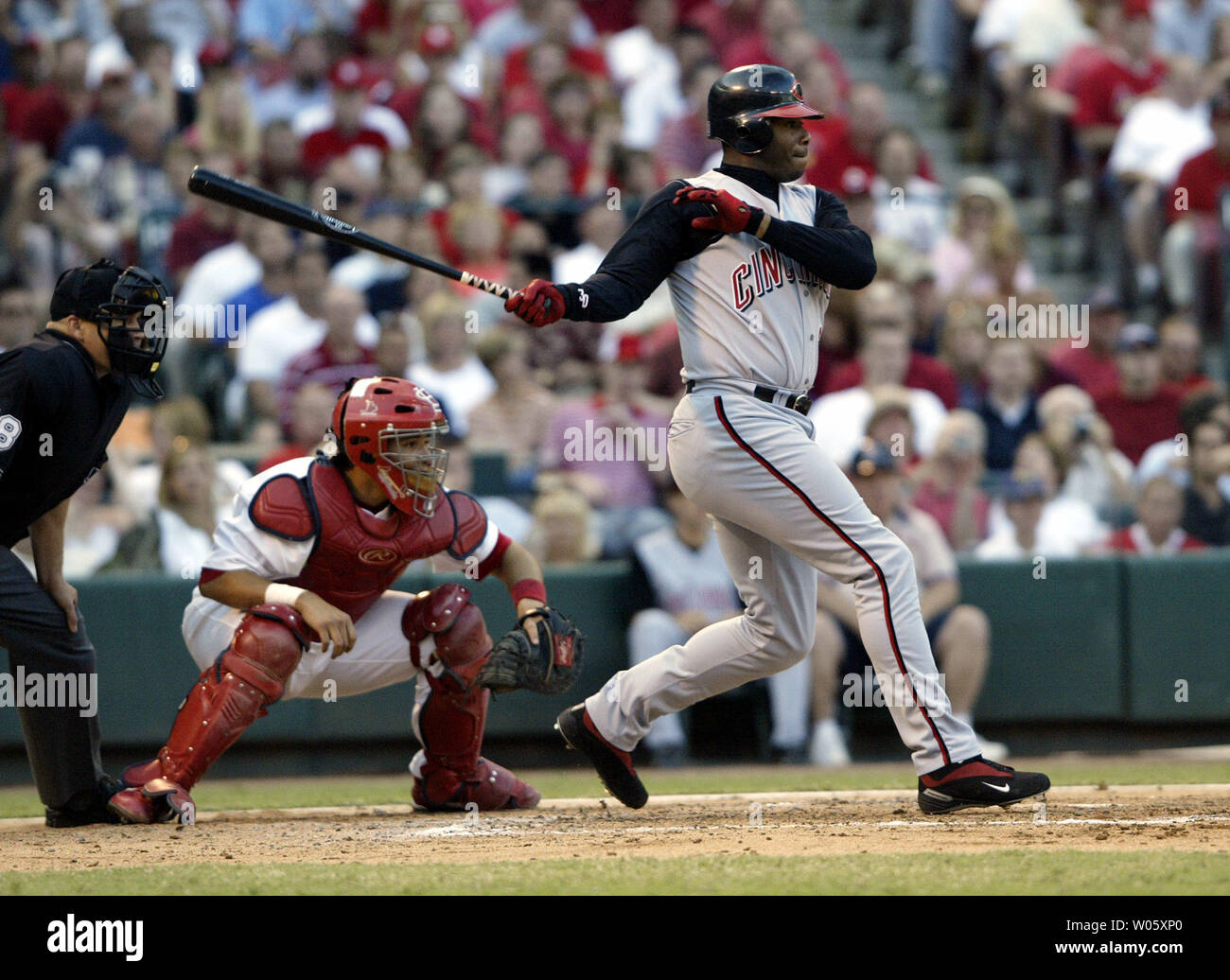 Ken Griffey Jr Reds Home Run