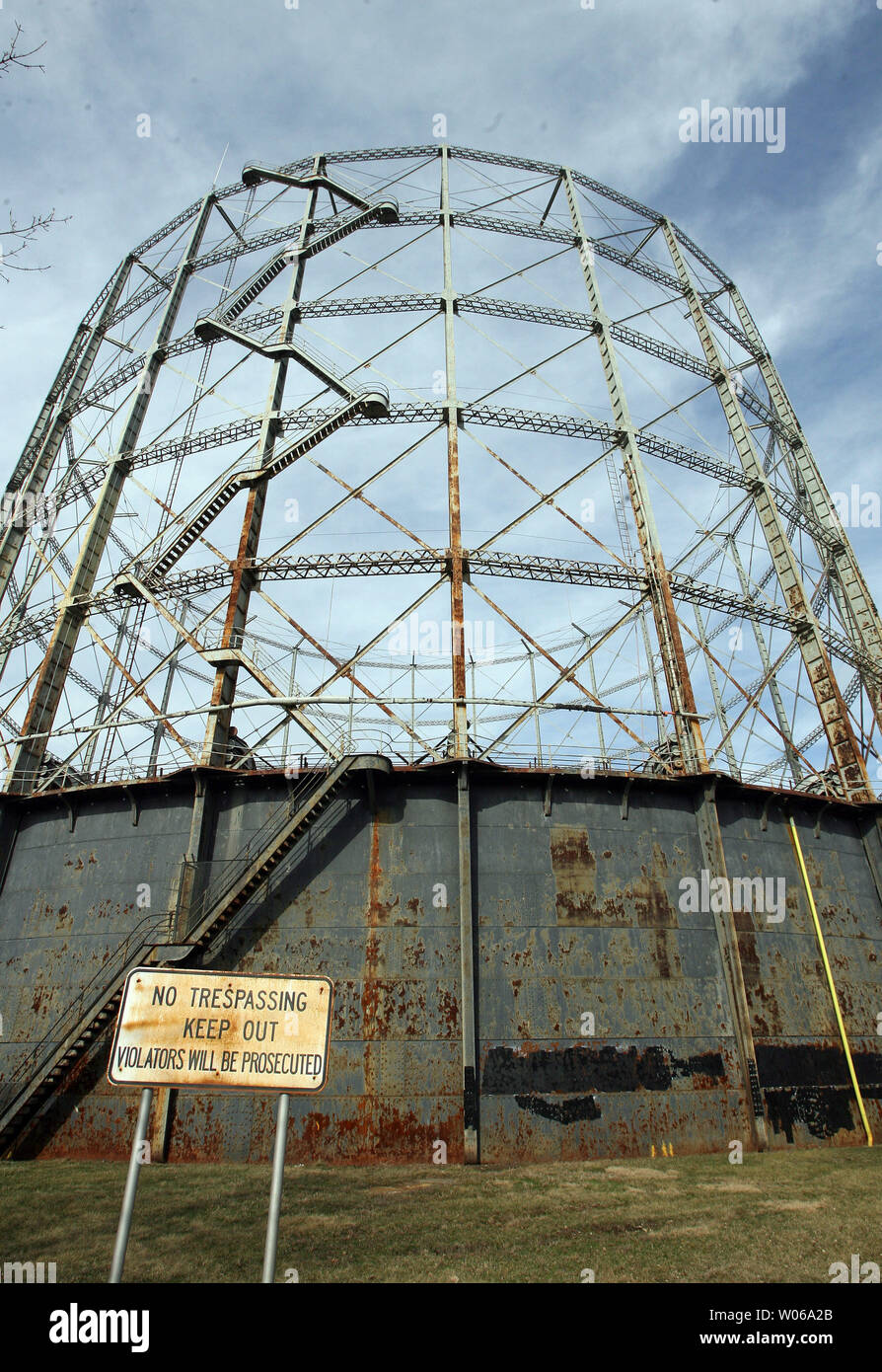 A Laclede Gas Company storage facility and pumping station is about to