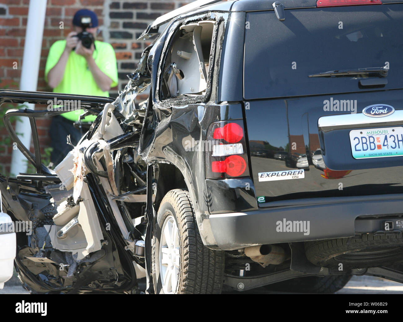 A member of the St. Louis Police Department's accident reconstruction