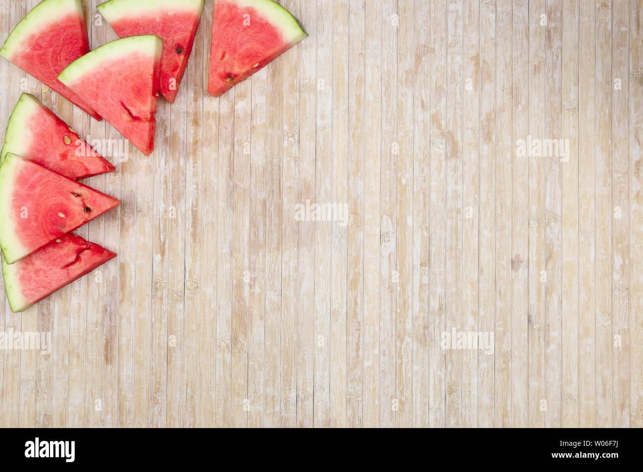 Triangular slices of watermelon that form geometric games for copy ...