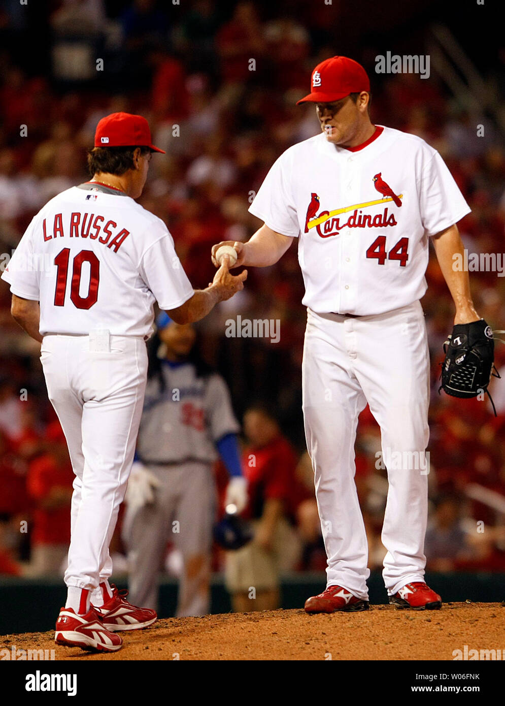 Former St. Louis Cardinals players Jason Isringhausen and Scott