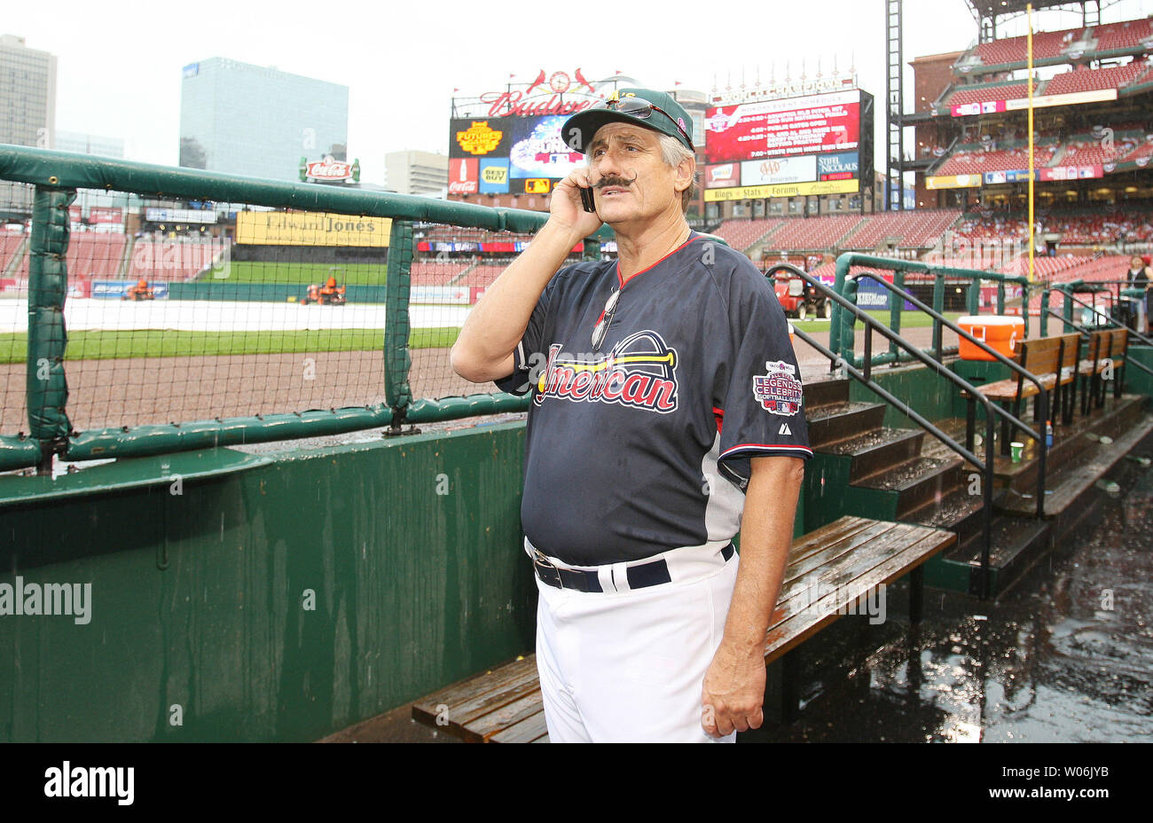 Hall of Famer Rollie Fingers attends the Baseball Hall of Fame