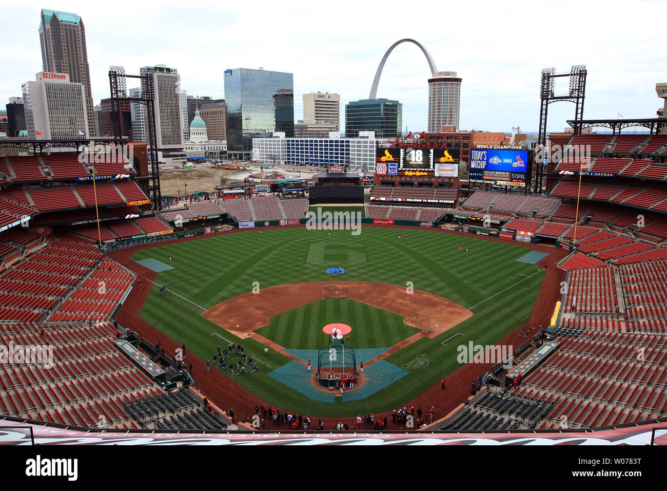 Busch Stadium Batting Practice