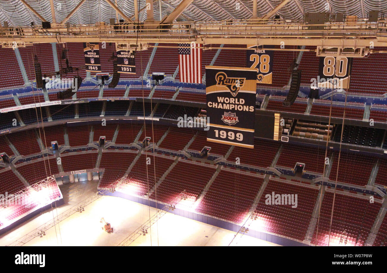 1951 Los Angeles Rams Championship Banner Hung at Team Dinner