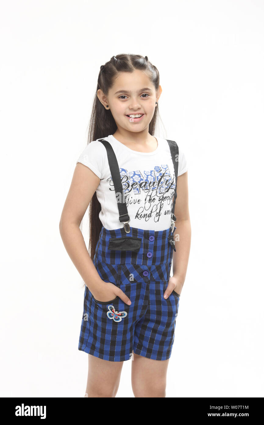 Indian girl child portrait Cut Out Stock Images & Pictures - Alamy