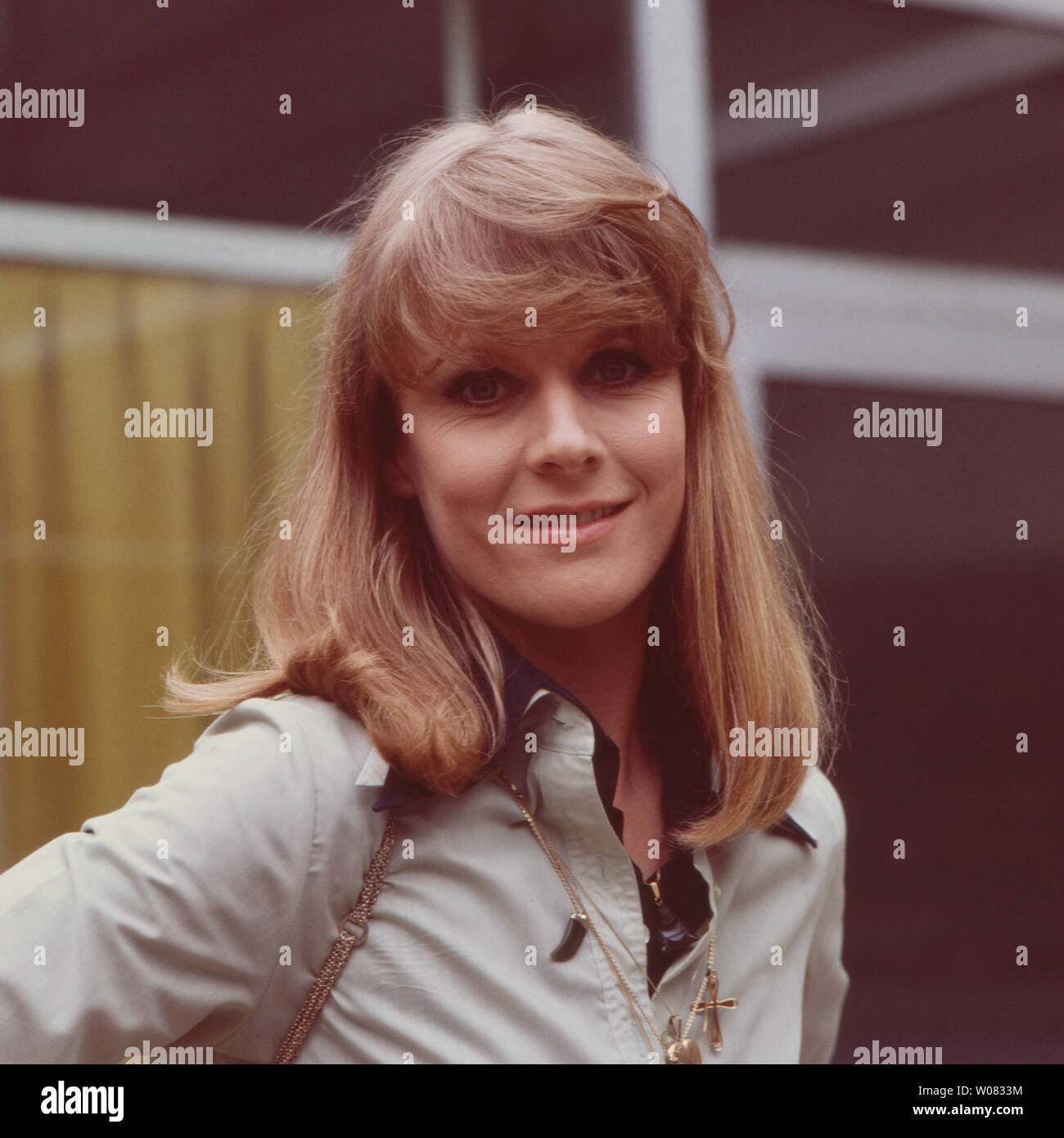 Heidi Brühl, deutsche Sängerin und Schauspielerin, Deutschland ca. 1977. German actress and singer Heidi Bruehl, Germany ca. 1977. Stock Photo