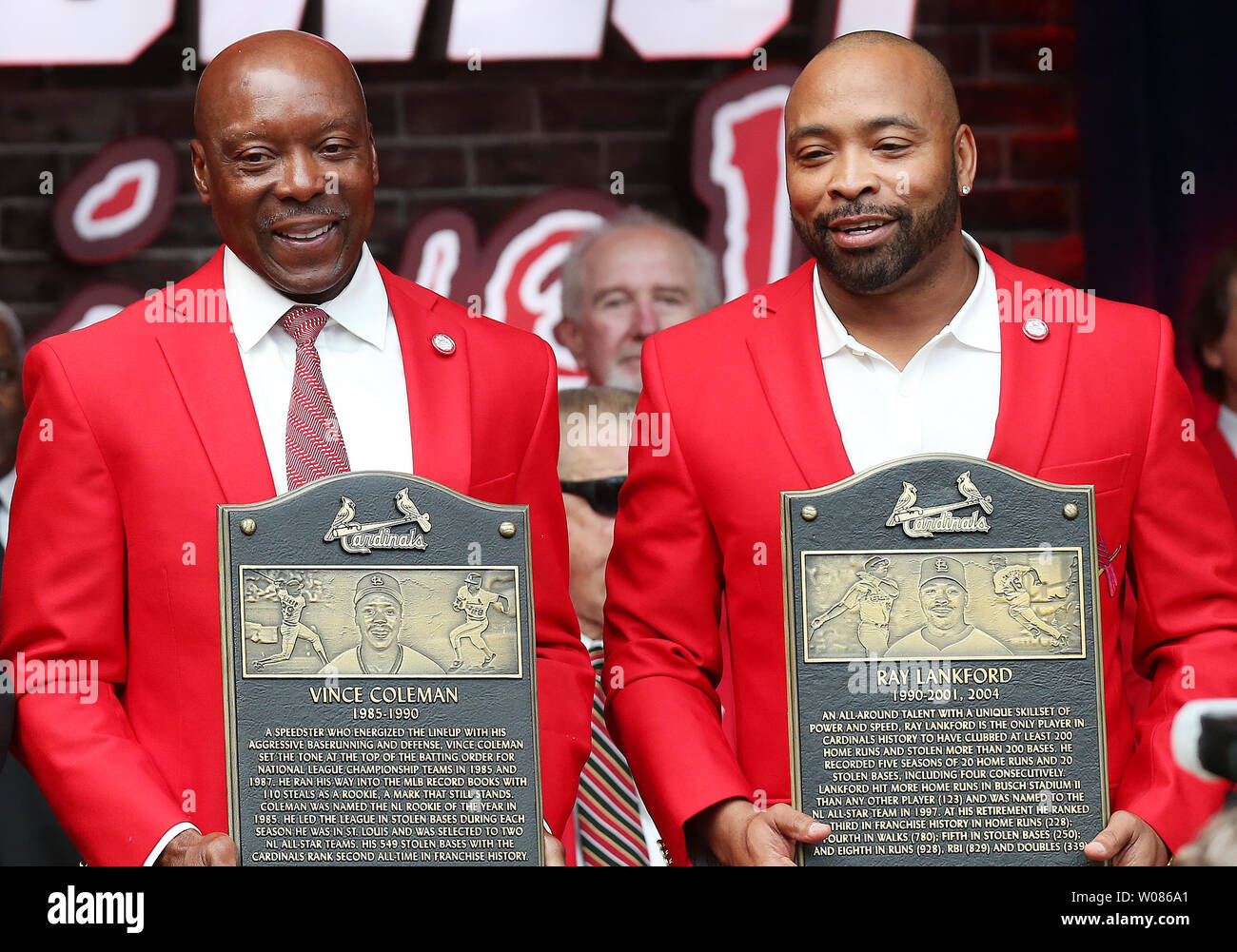 My @cardinals teammates and friends from the 80's. Vince Coleman,  @williemcgeeofficial, @kher1737 on HOF day for Keith's induction.…