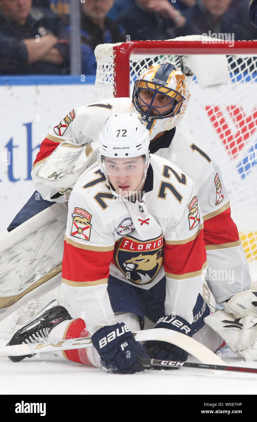 Florida Panthers center Frank Vatrano (77) skates during the first period  at an NHL preseason hockey game against the Nashville Predators, Sunday,  Sept. 26, 2021, in Sunrise, Fla. (AP Photo/Marta Lavandier Stock