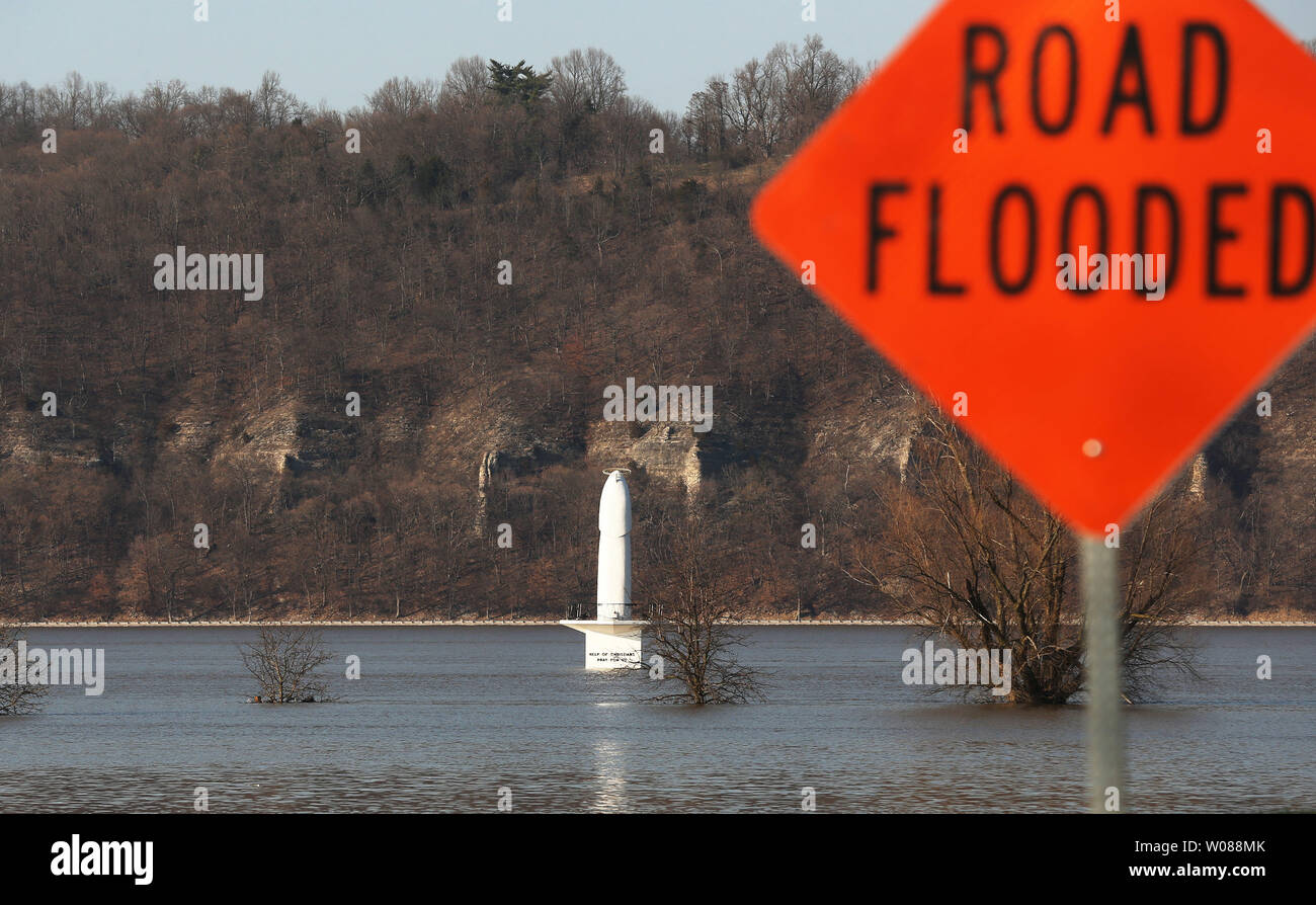 The shrine of Our Lady of the Rivers, is impossible to get to due to