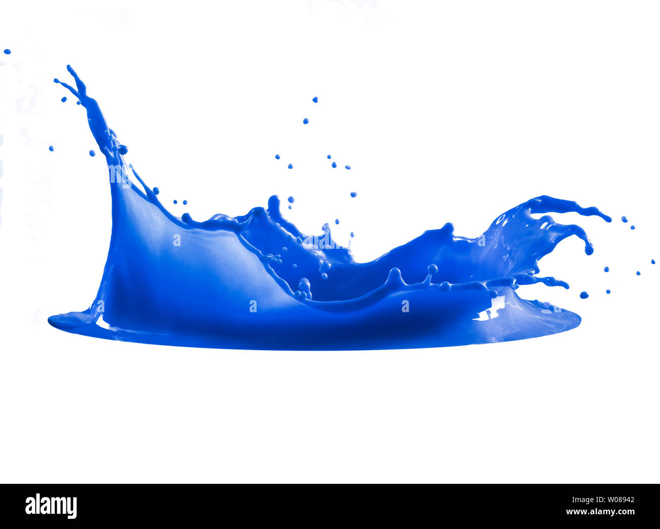 Blue Paint Splash Stock Illustration - Download Image Now - Paint