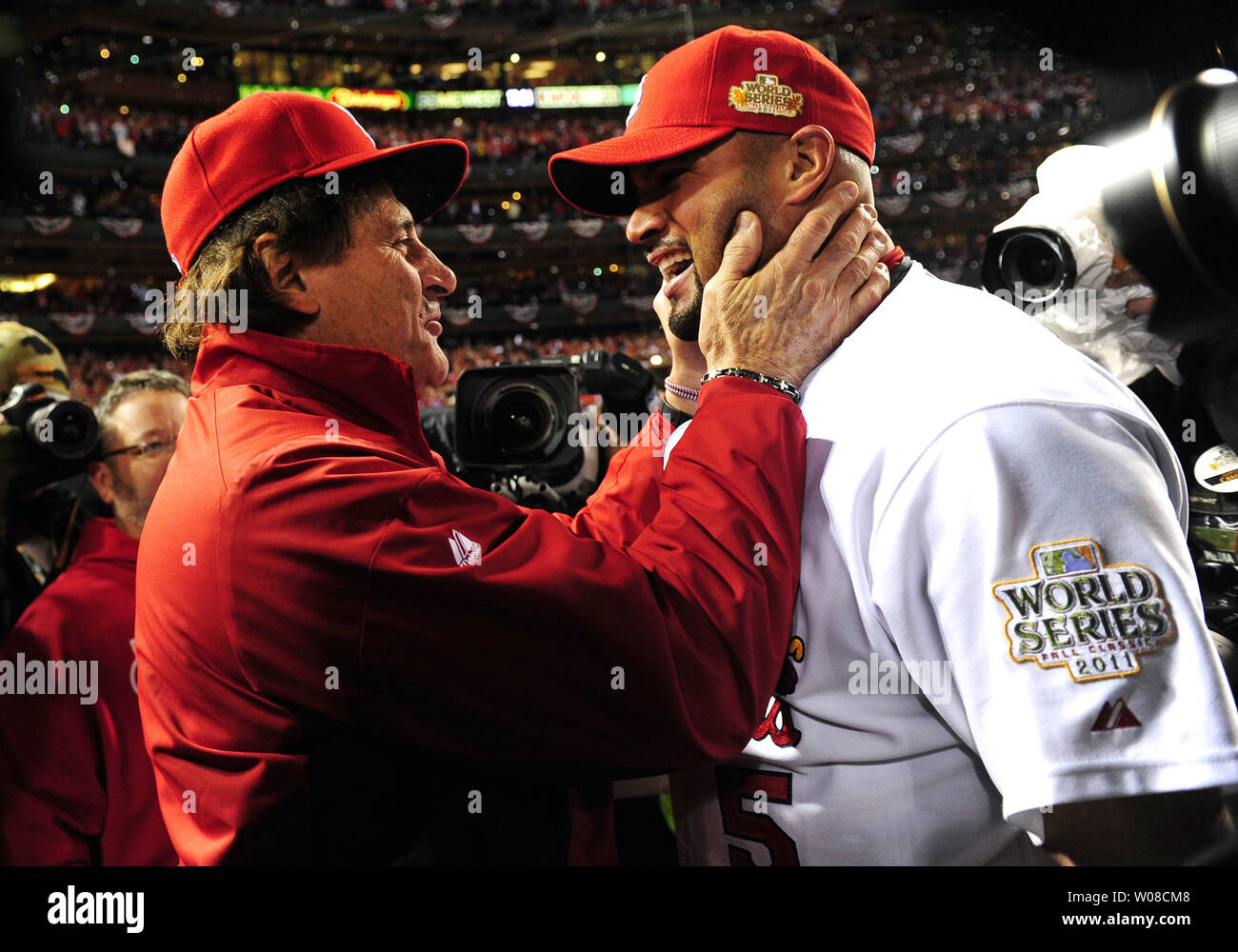 2011 World Series Champions Trophy at Busch Stadium - St L…