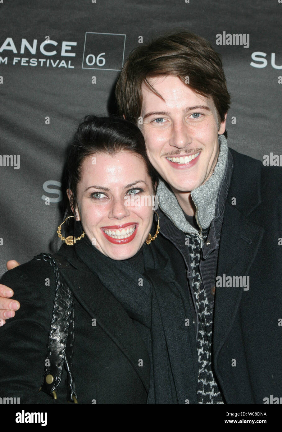 Fairuza Balk and Gabriel Mann arrive for the premiere of 'Don't Come Knocking'  at the Eccles Theatre for  Sundance 06 on January 24, 2006 in Park City, Utah.   (UPI Photo/Roger Wong) Stock Photo