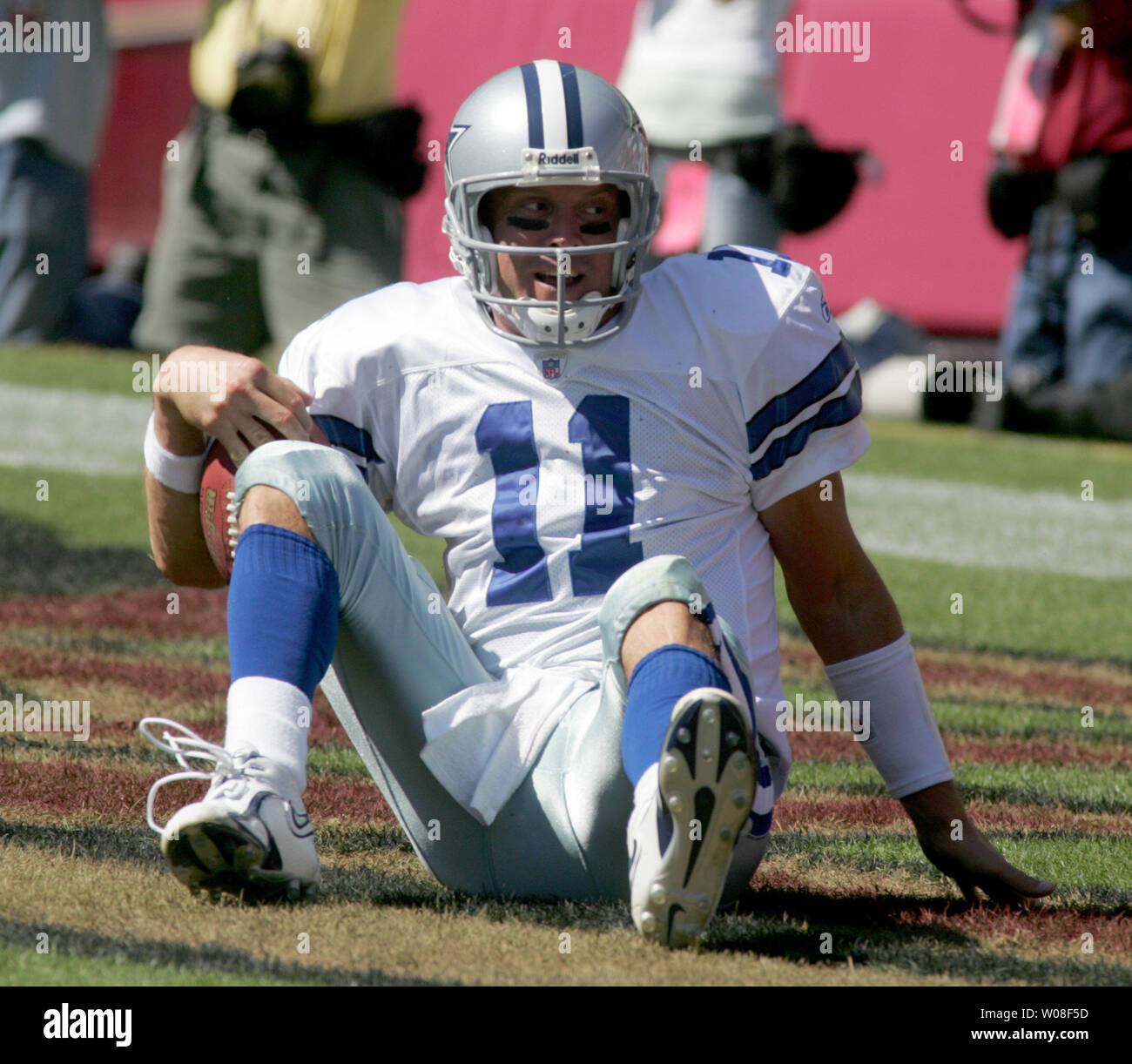 : DREW BLEDSOE DALLAS COWBOYS 8X10 SPORTS ACTION PHOTO (H) :  Sports & Outdoors