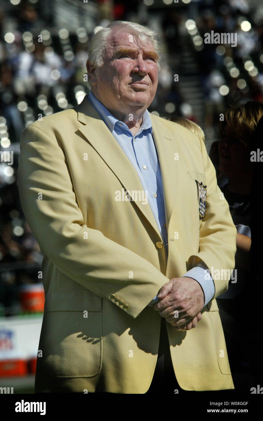 Former Raiders coach, broadcaster, and now Hall of Famer John
